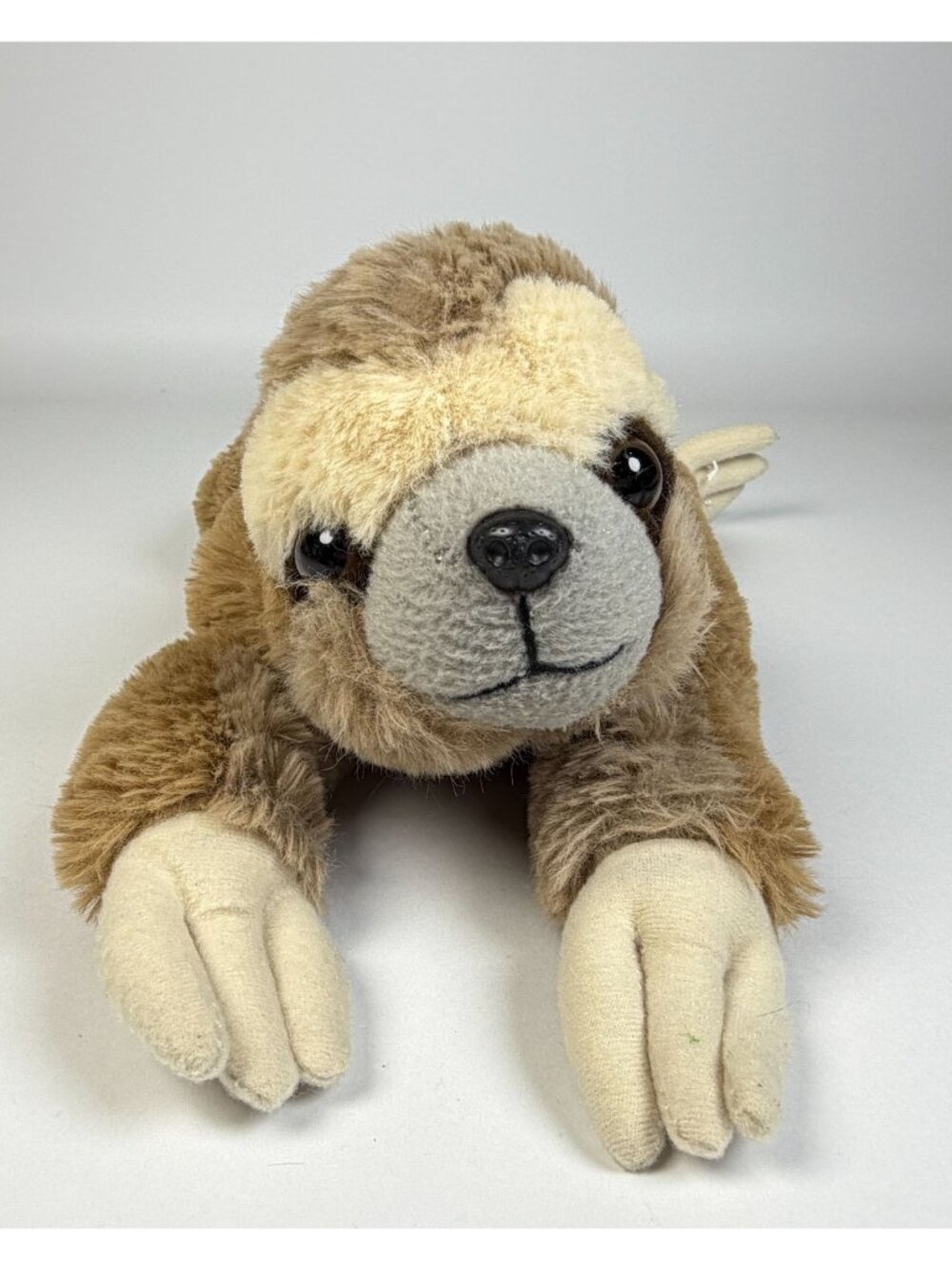 FAO Schwarz Sloth Plush Stuffed Animal 15" Soft Cuddly Fuzzy Toy Decor